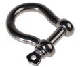 Shackle, Bow, Screw Pin, 1t, Stainless Steel